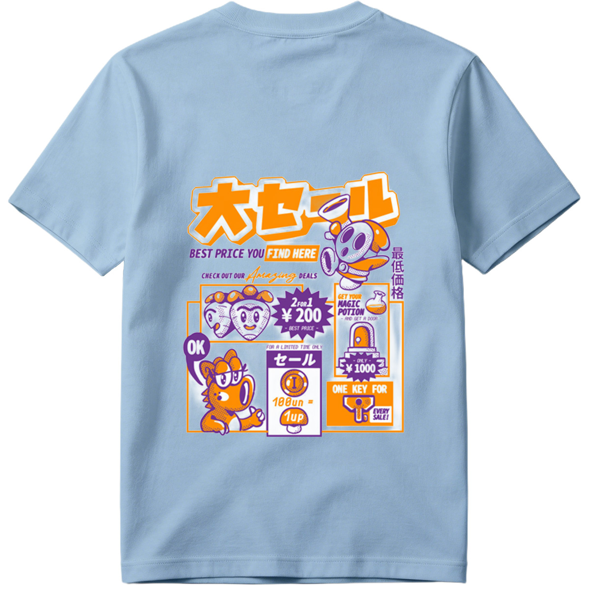 Kirby and King Dedede Big Sale Adventure - Tee