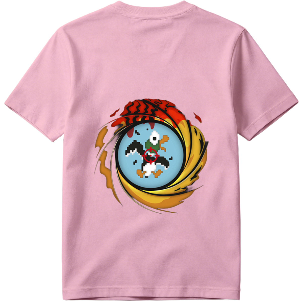 Duck Hunt: Pixel Duck in the Crosshairs - Tee