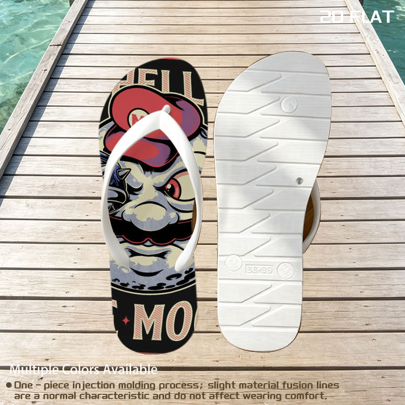 Mario Meets the Moon: A Shell to the Moon -  flip-flops