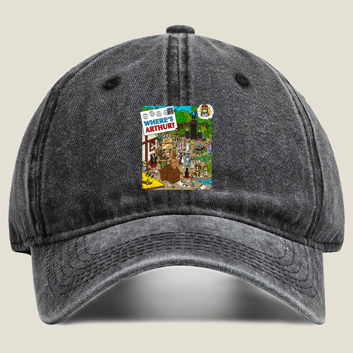 Where's Arthur? - Washed Denim - Baseball Cap