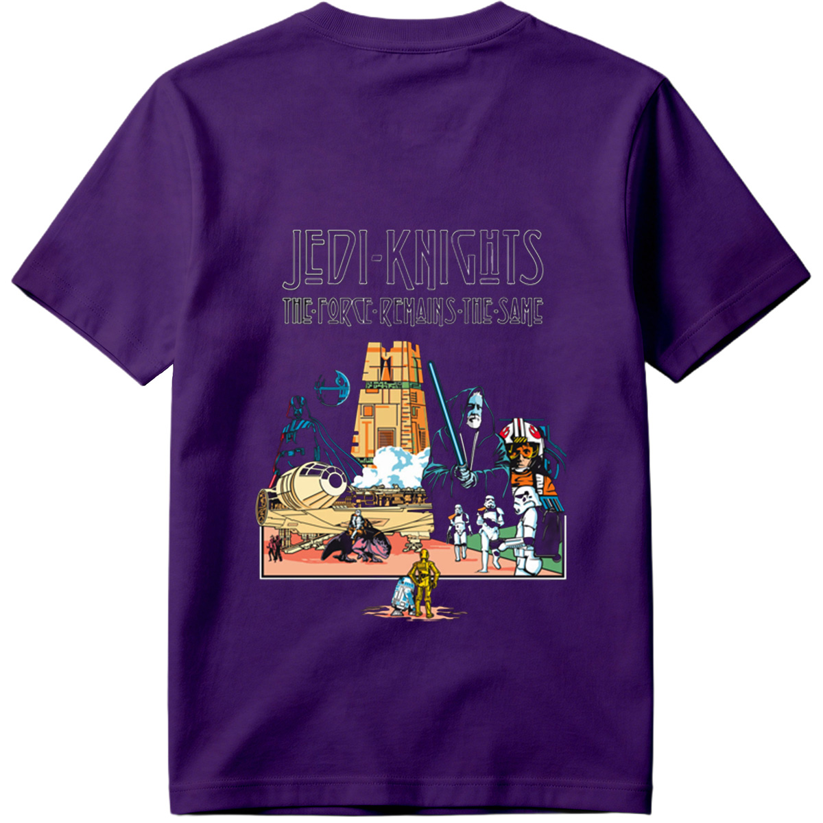 Jedi Knights: The Force Remains the Same – Darth Vader, Emperor Palpatine, Stormtroopers, and Iconic Star Wars Characters - Tee