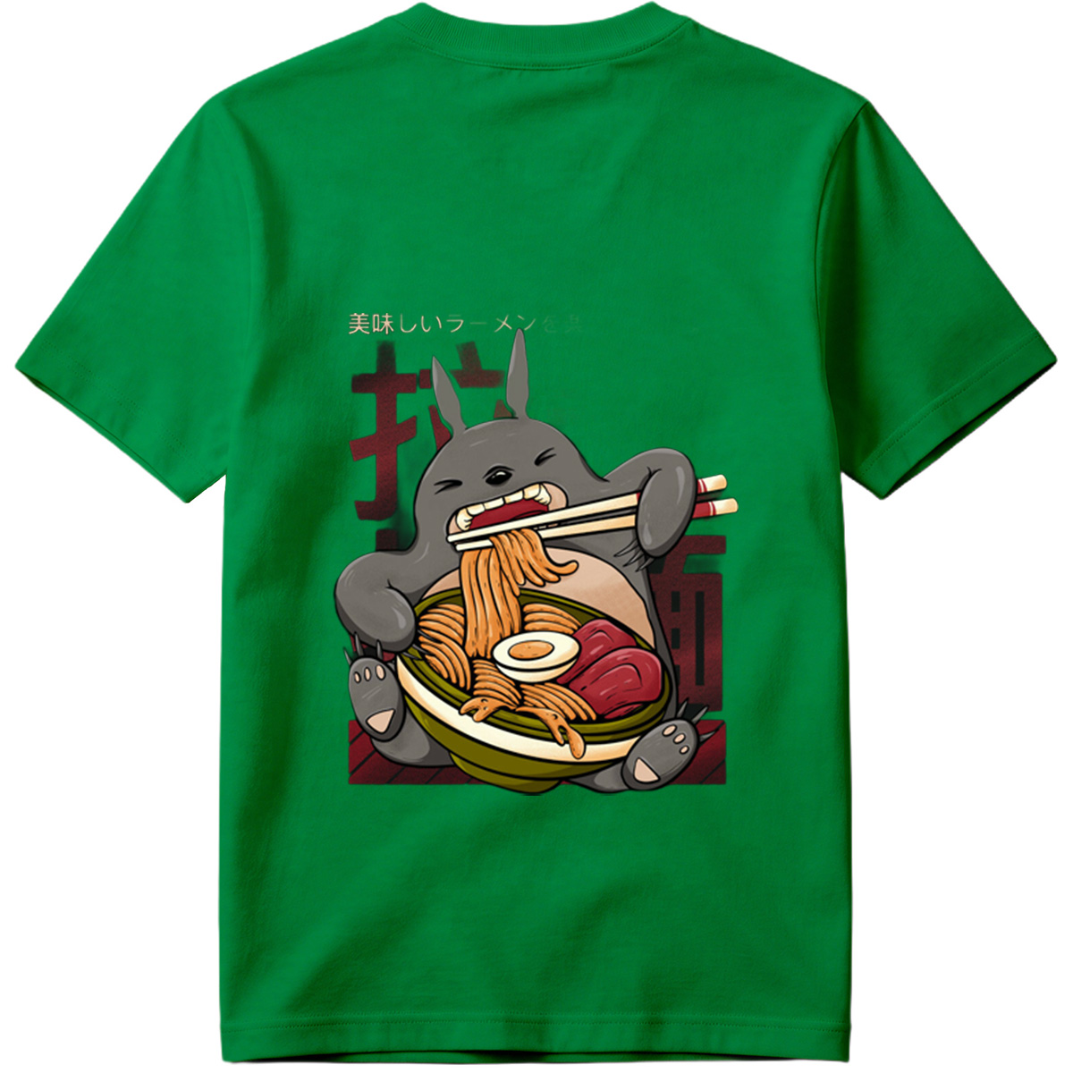 Totoro Enjoying Ramen - Tee
