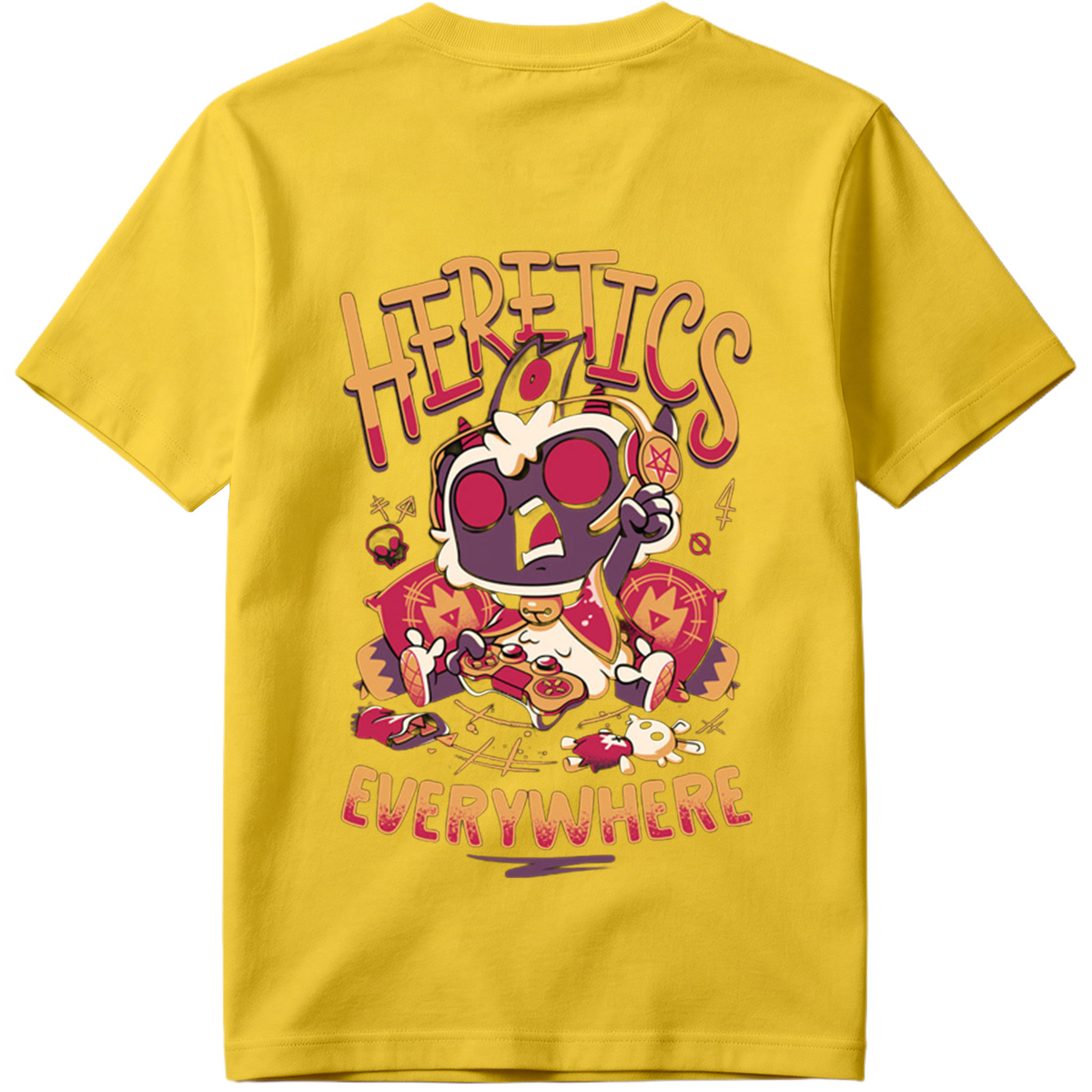 Heretics Everywhere: A Gaming Character Adventure - Tee