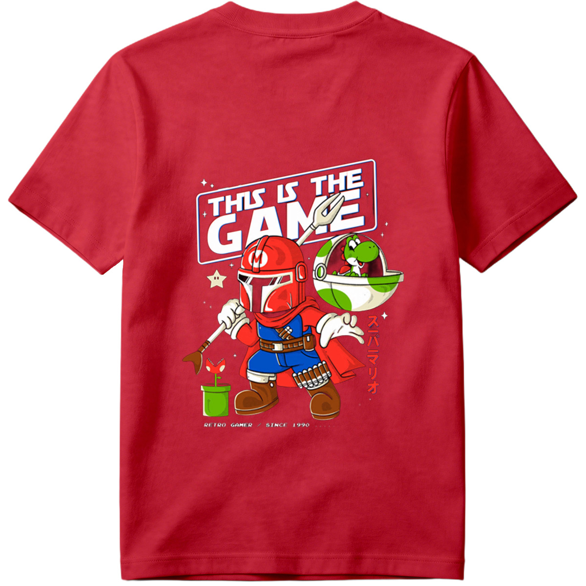 Super Mario Meets Mandalorian: This Is The Game - Tee