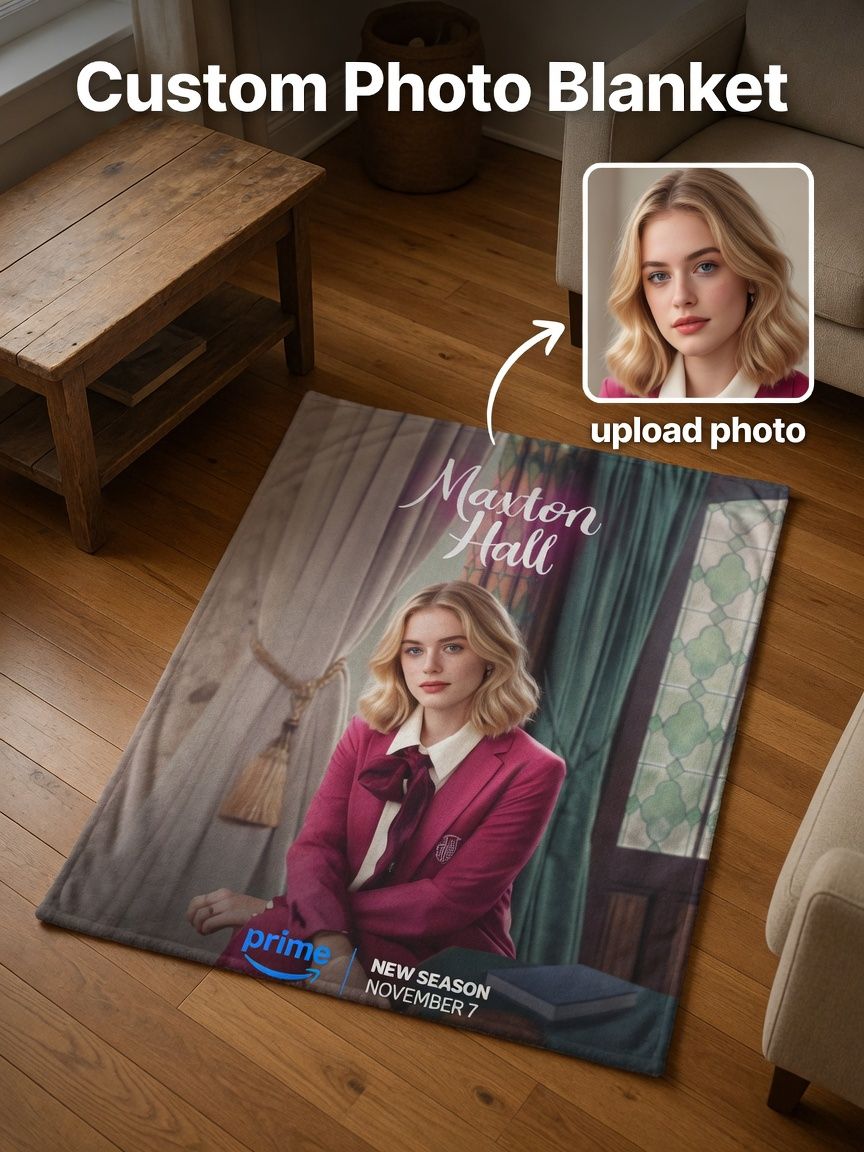 Custom Photo Face Blanket Personalized Flannel Throw Ultra Soft Velvet Fleece Couch Bed Cover Ideal Memory Gift