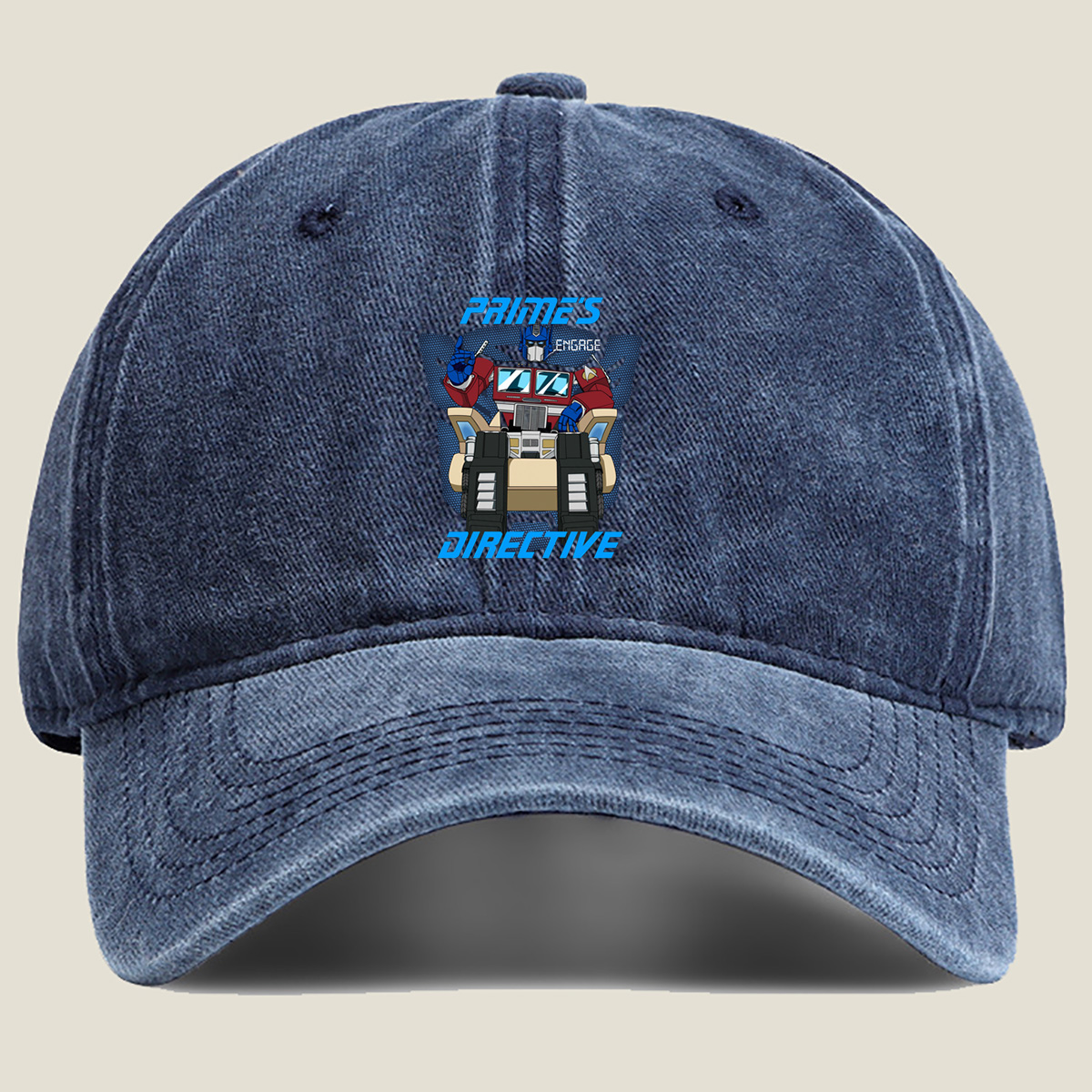 Transformers: Optimus Prime's Directive - Washed Denim - Baseball Cap