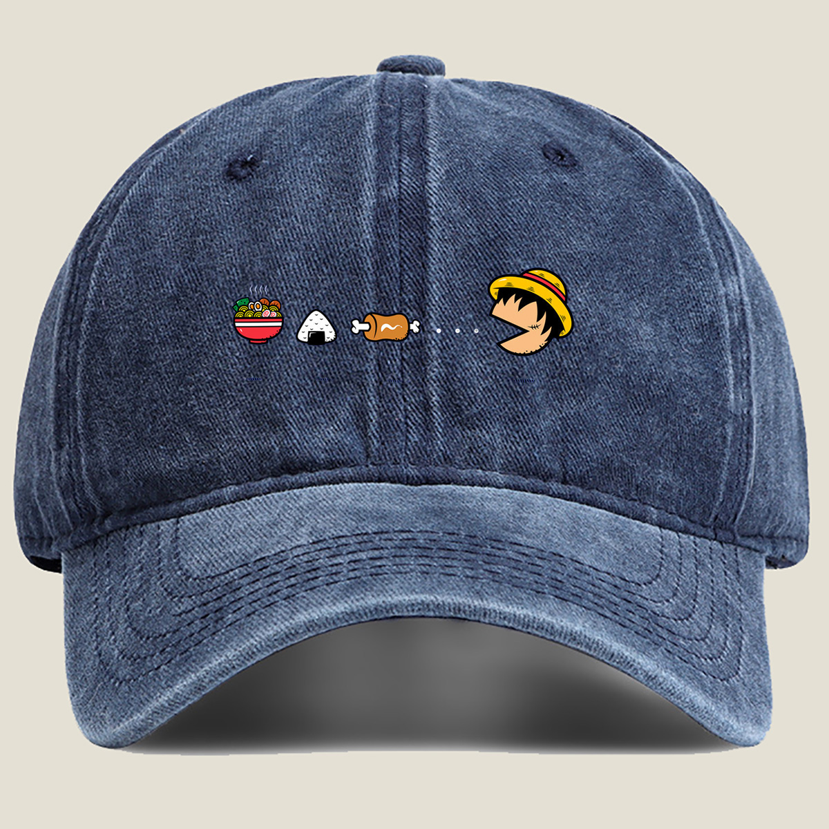 One Piece: Luffy and Food Adventure - Washed Denim - Baseball Cap