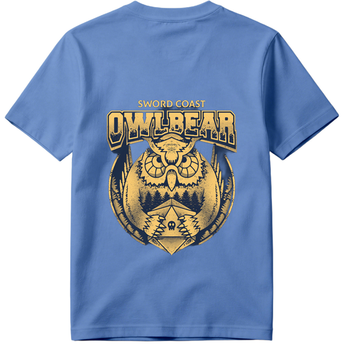 Sword Coast Owlbear: Fantasy Creature Emblem - Tee