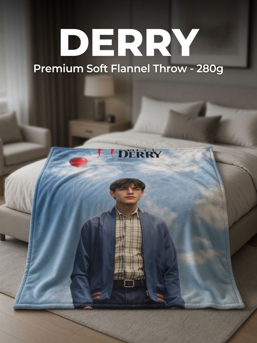 Custom Photo Flannel Throw Blanket Personalized Portrait Fleece Cover for Bed Sofa Couch