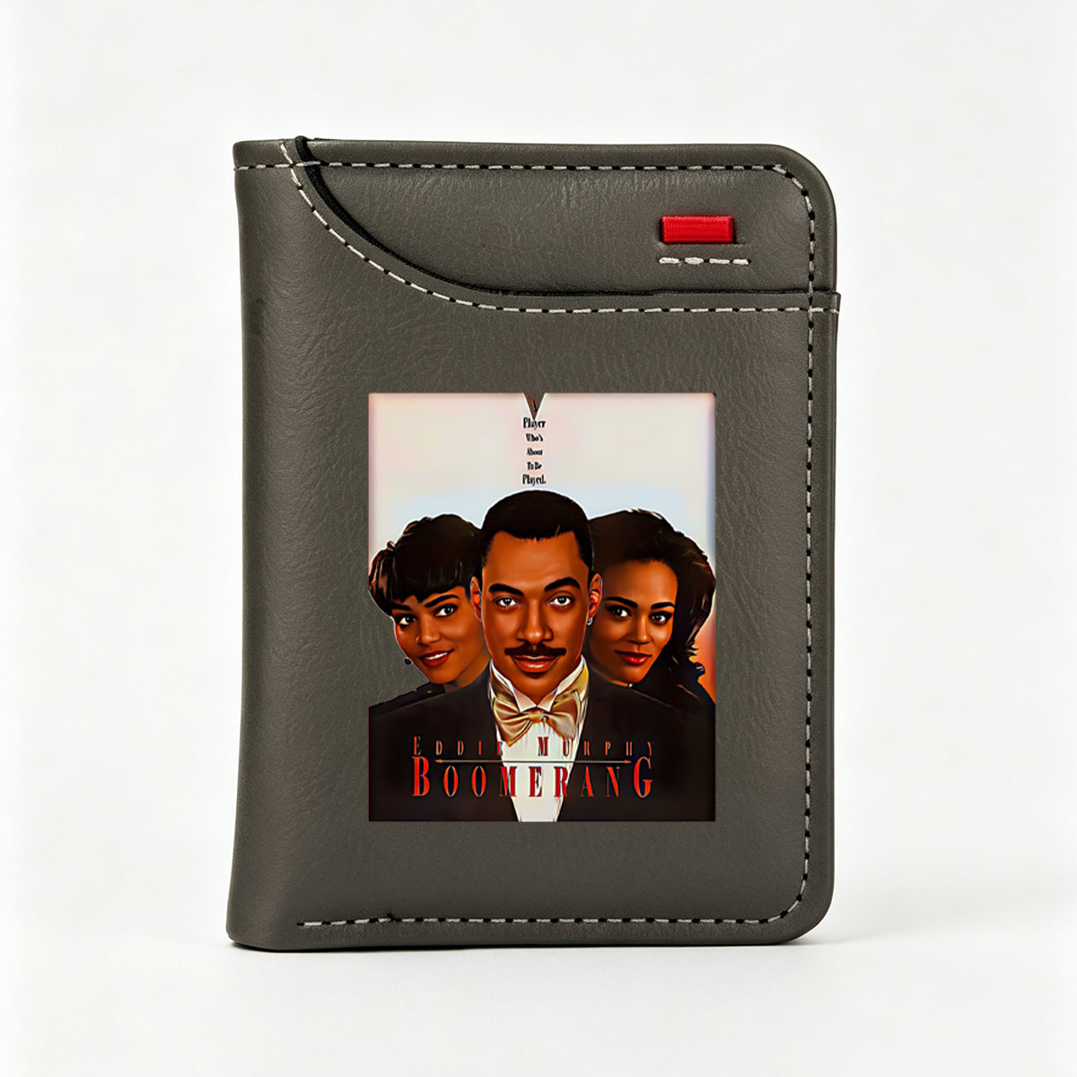 Eddie Murphy in Boomerang: A Romantic Comedy with Halle Berry and Robin Givens - Vertical Style Wallet