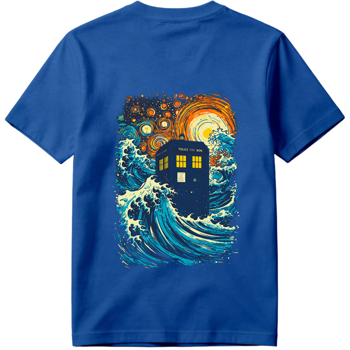 TARDIS in Stormy Seas - Tee