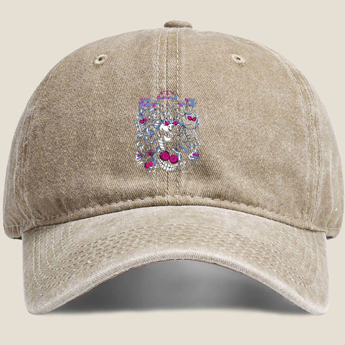 Bowser & Koopalings: Dark Kingdom Chaos - Washed Denim - Baseball Cap
