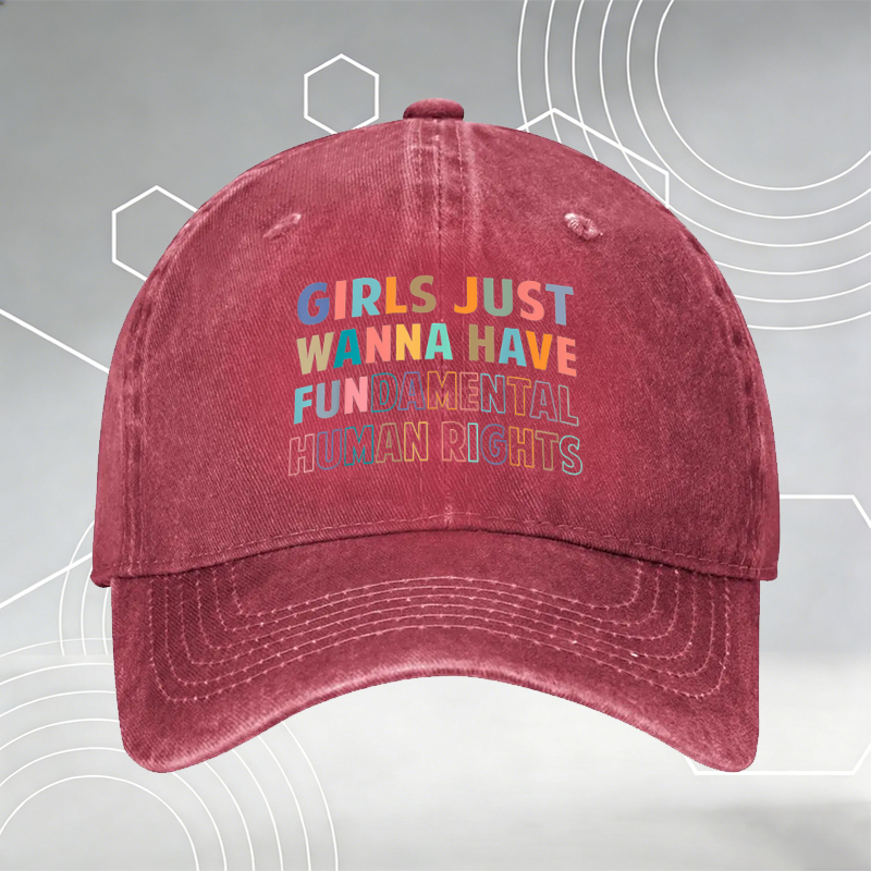 New Baseball Cap with Cute Penguin Math Print 