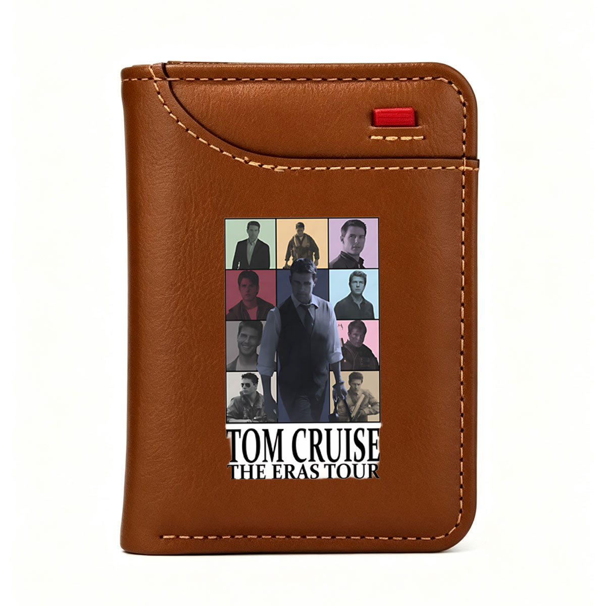 Tom Cruise: The Eras Tour - A Journey Through Iconic Roles - Vertical Style Wallet