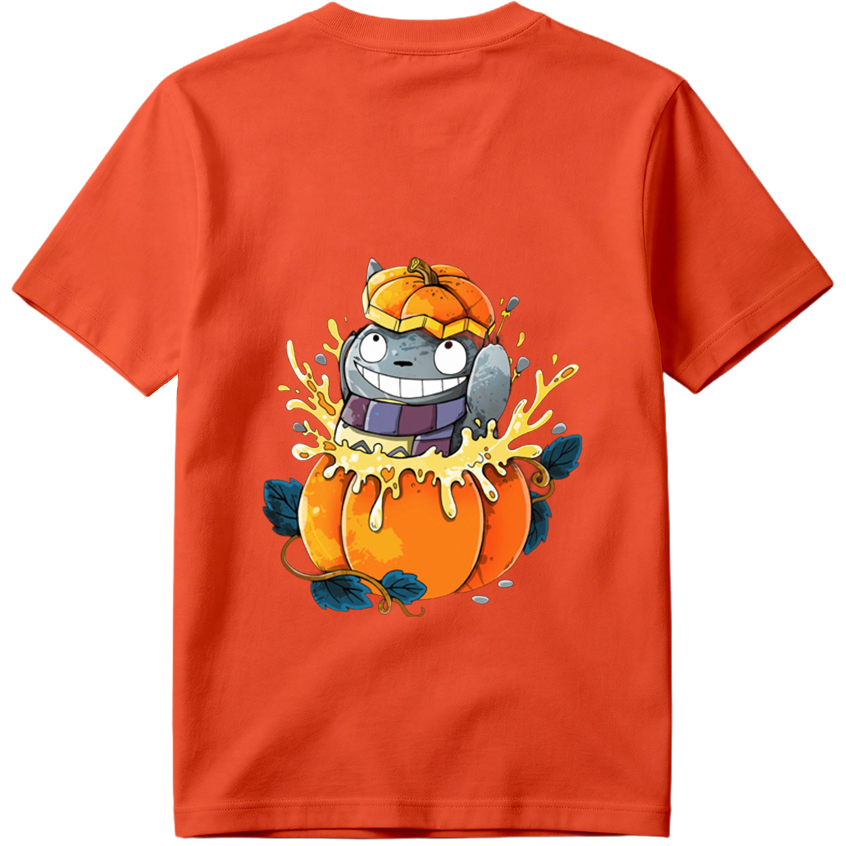 Pumpkin Cat in a Jack-o'-Lantern - Tee