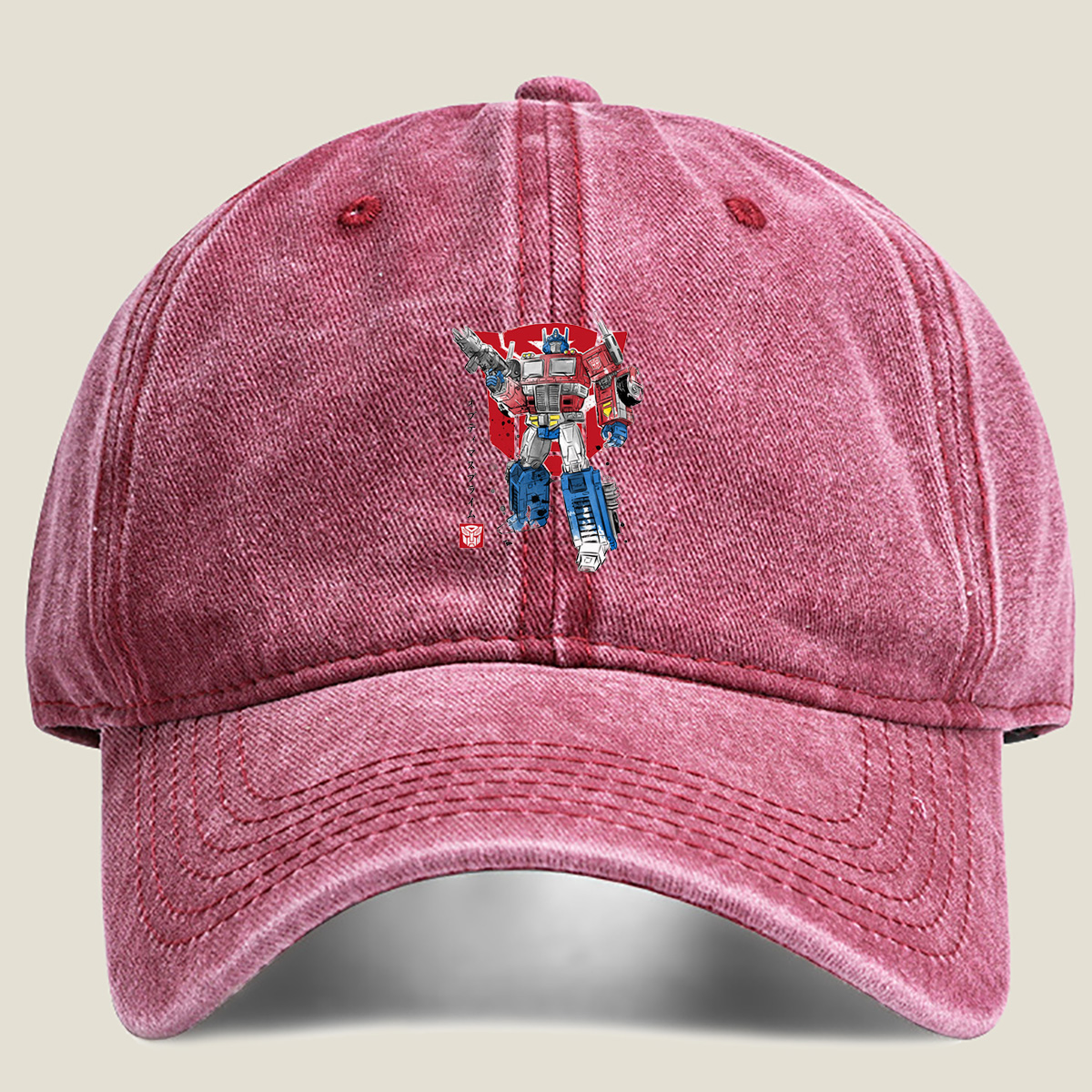 Optimus Prime - Transformers - Washed Denim - Baseball Cap