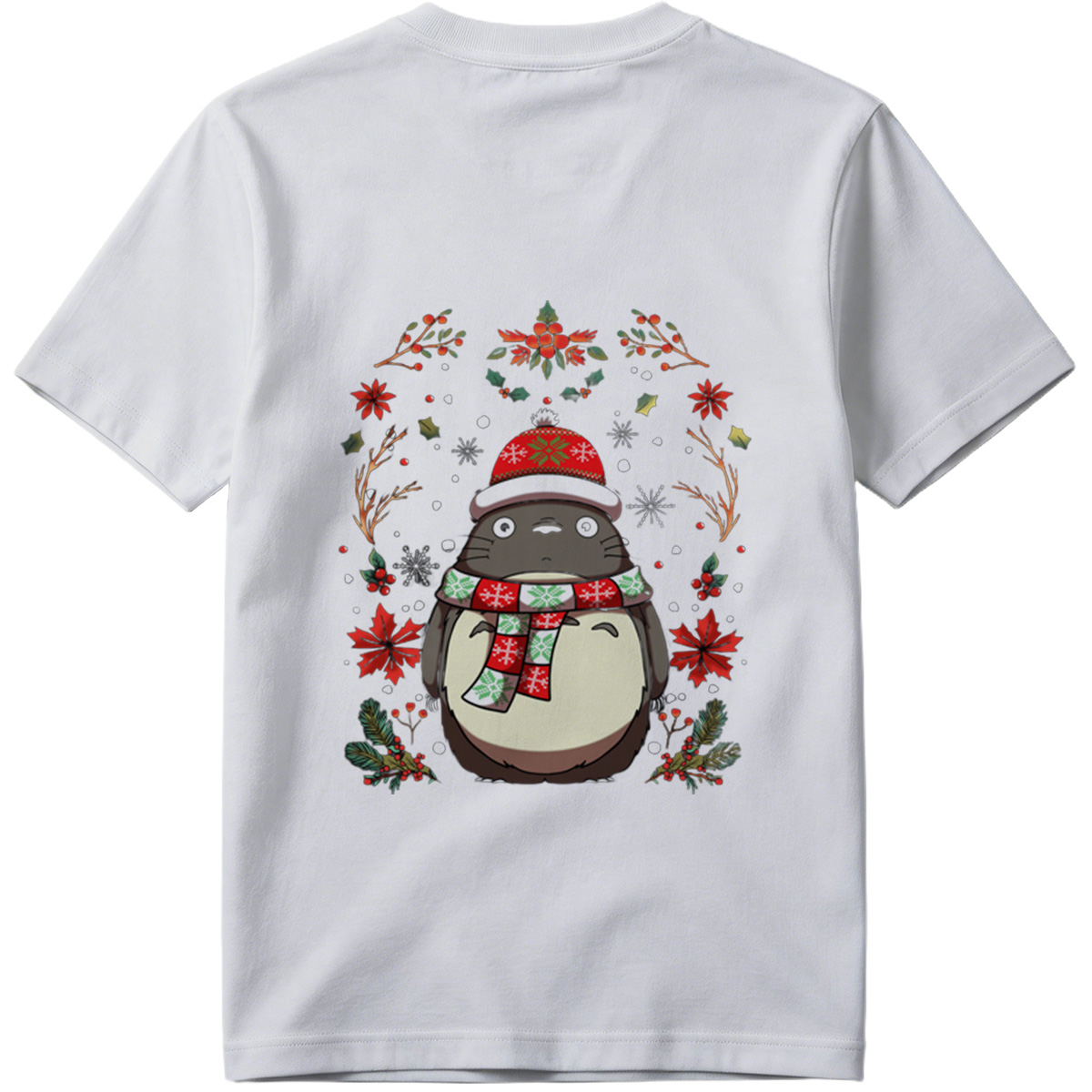 Totoro Christmas Holiday Design - Tee