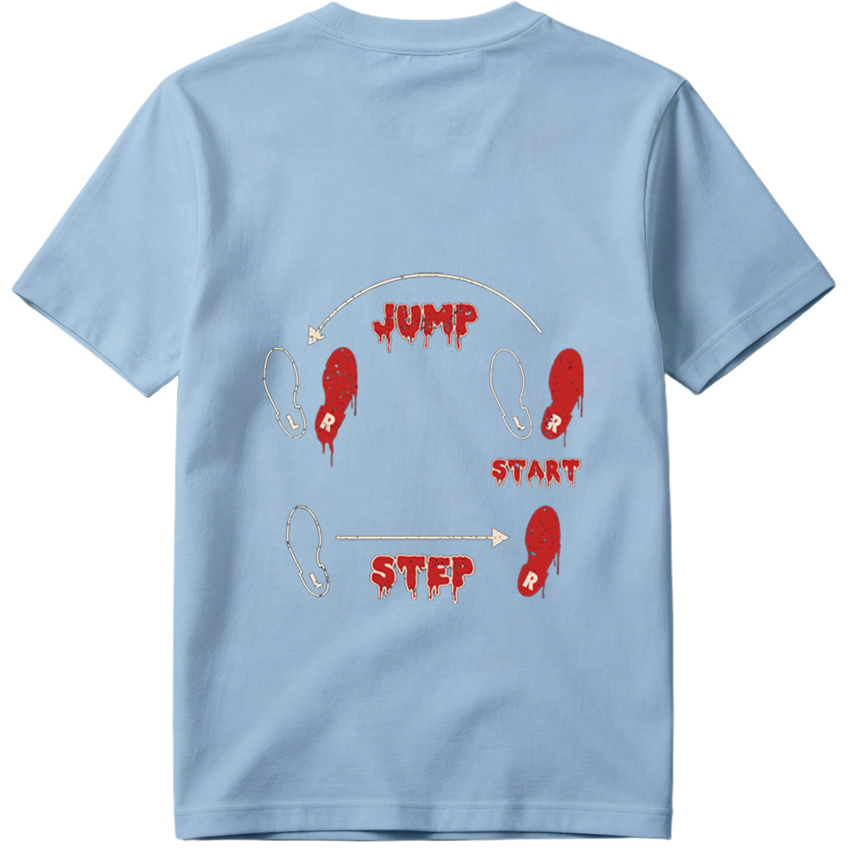 Jump Step Start: Footprint Dance Move Guide - Tee