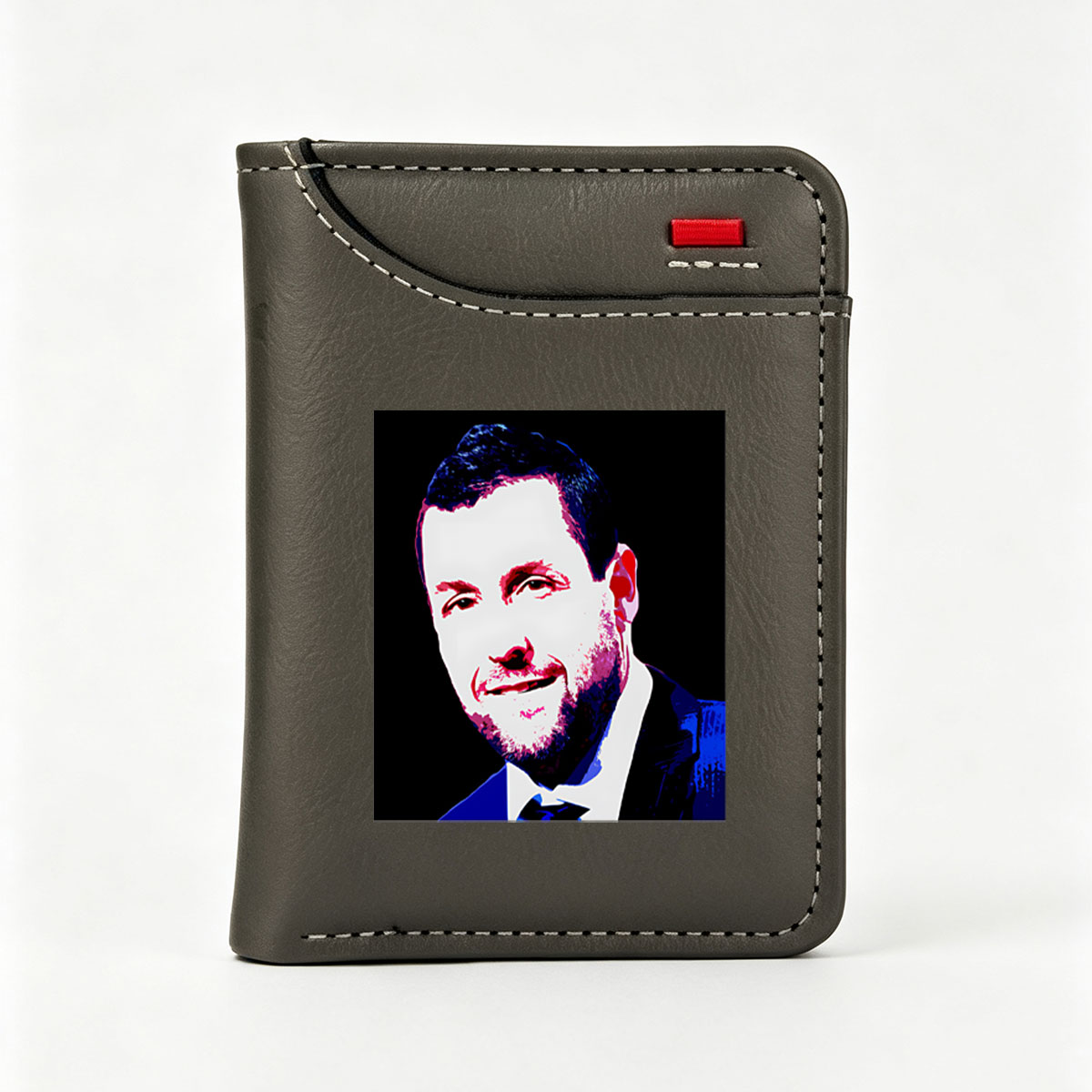 Chris Evans in a stylized portrait with bold colors and high contrast. - Vertical Style Wallet