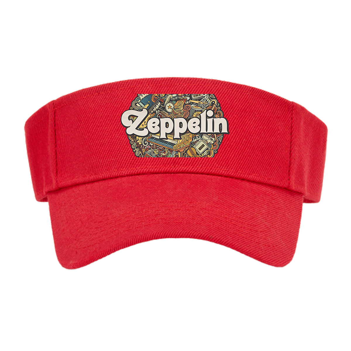 Led Zeppelin: Rock Icons and Musical Instruments Artwork -  Visor cap
