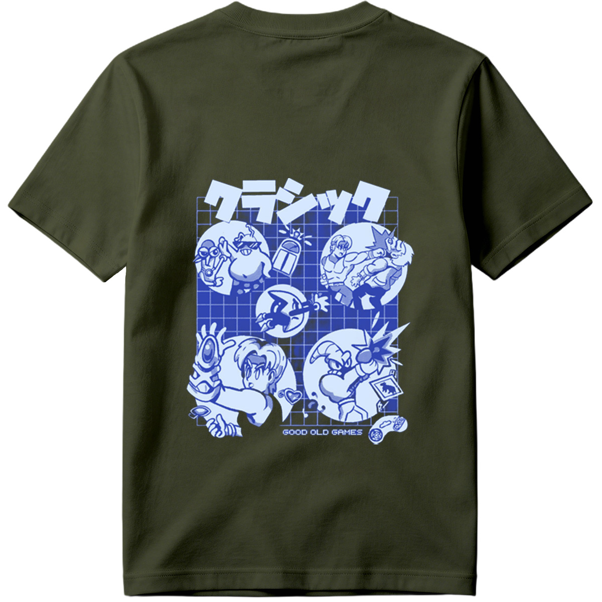 Classic Gaming Characters: Sonic, Knuckles, Tails, and Dr. Eggman - Tee