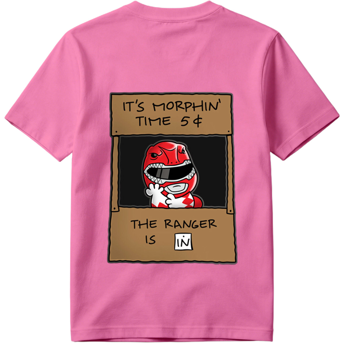 Red Ranger Morphin Time Booth - Tee