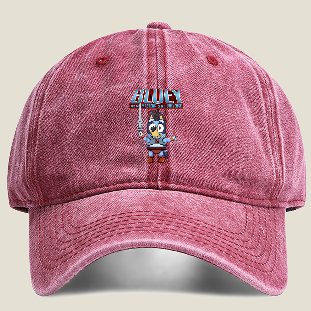 Bluey and the Masters of the Universe - Washed Denim - Baseball Cap