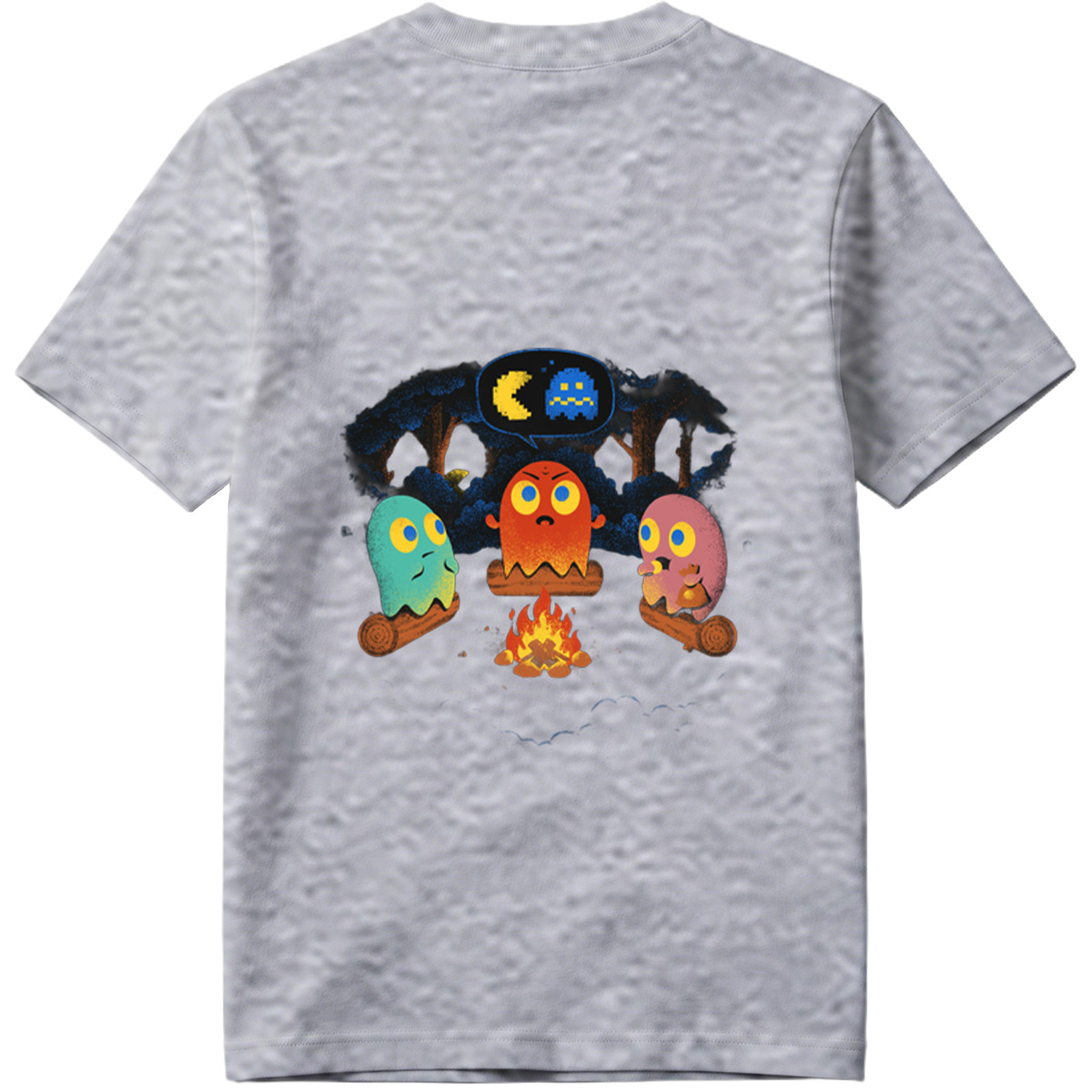 Pac-Man Ghosts Campfire Story - Tee