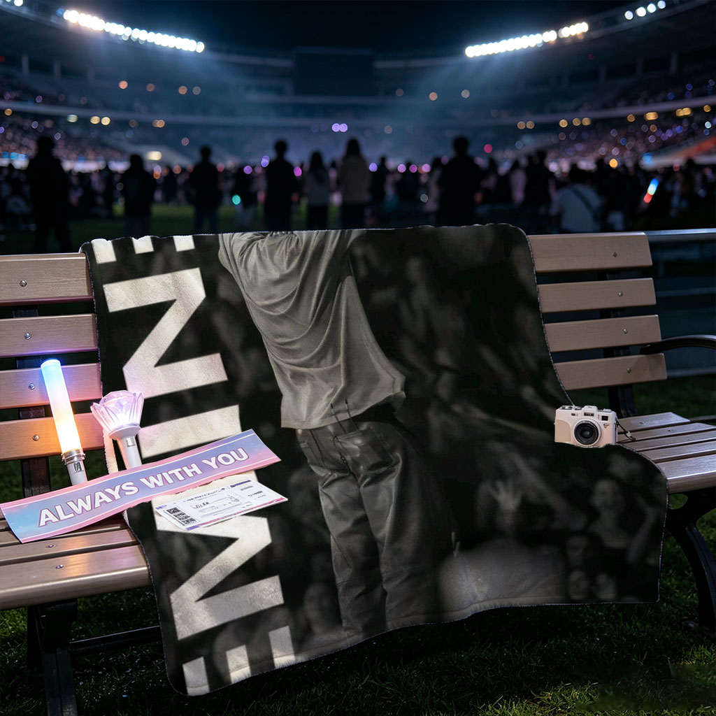 Eminem Live Performance Black and White Concert Photo - Blankets