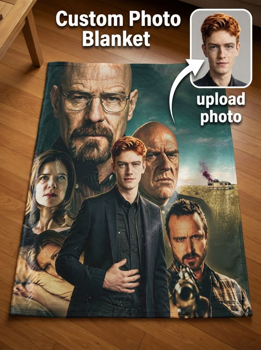 Custom Face Photo Blanket Personalized Flannel Throw Fleece Skin Friendly Velvet Soft Anti Pilling Bed Sofa Travel Gift