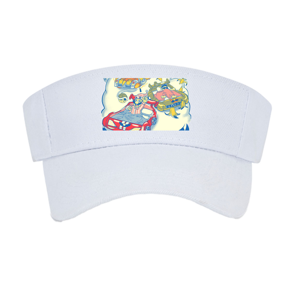 Mario Kart Dream Race: Mario, Bowser, and Koopa Troopa in a Cloudy Sky Sprint -  Visor cap