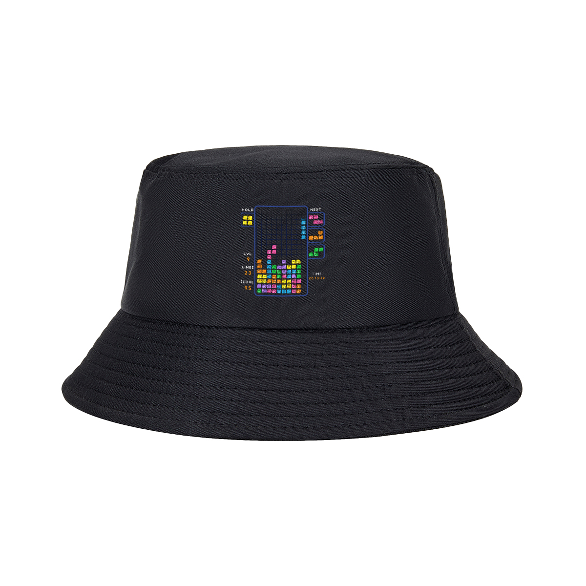 Cat Tetris: Level 9 Action - Fisherman's Hat