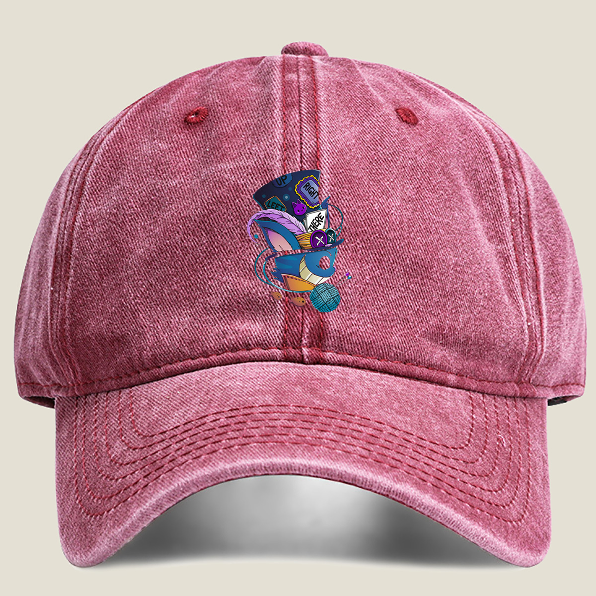 Sonic the Hedgehog: Knuckles' Adventure - Washed Denim - Baseball Cap