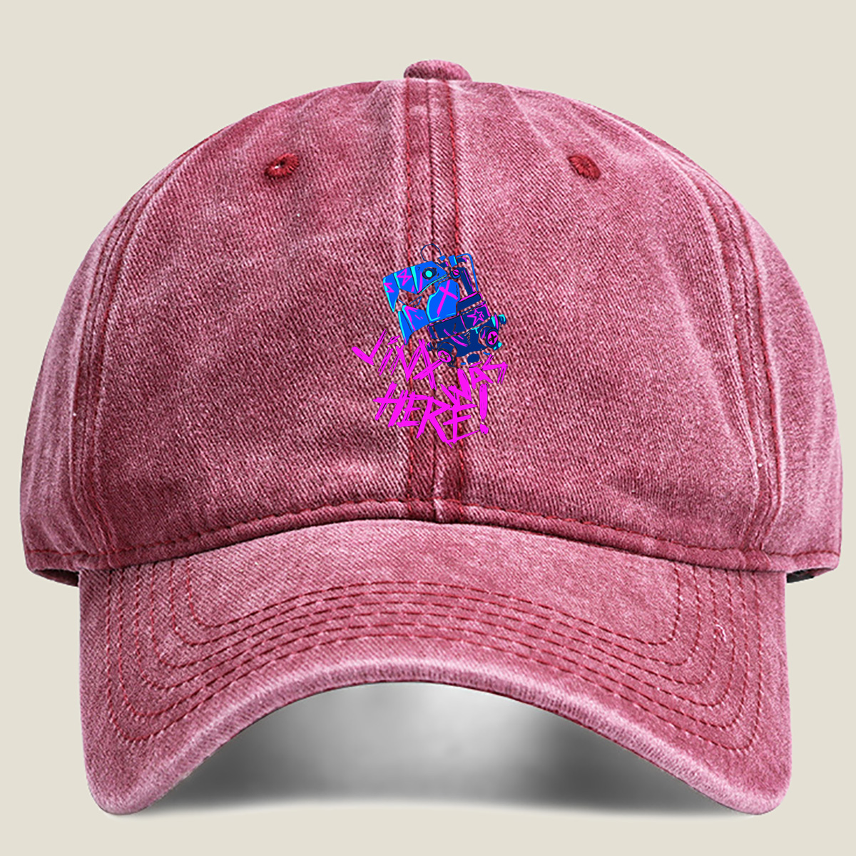 Link is Here! - Washed Denim - Baseball Cap