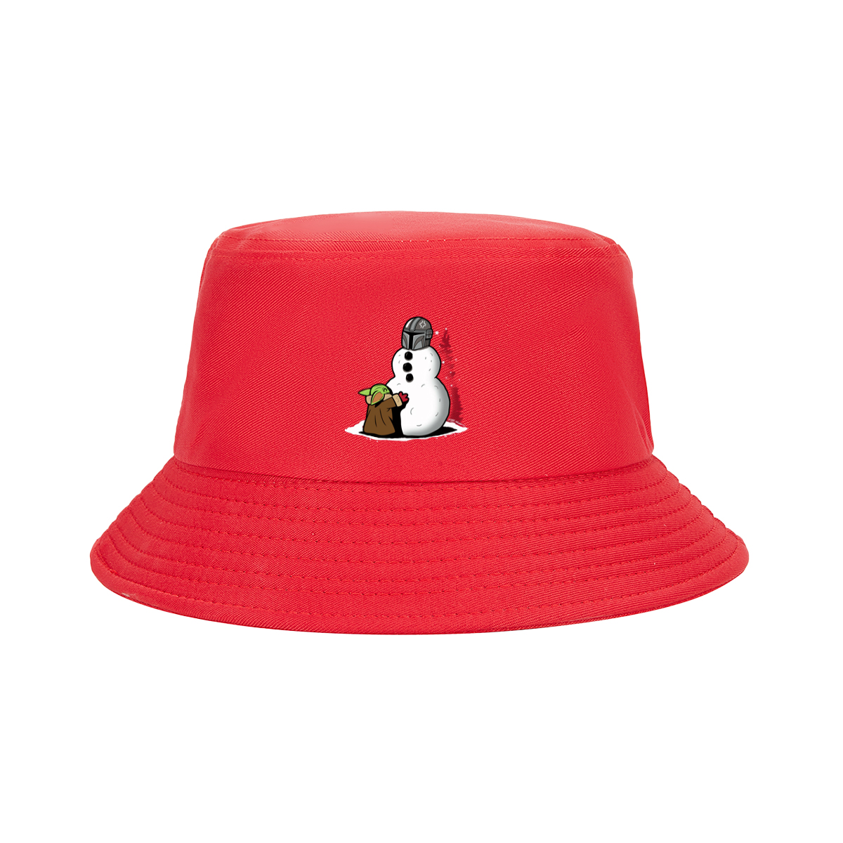 Mandalorian Snowman with Grogu - Fisherman's Hat