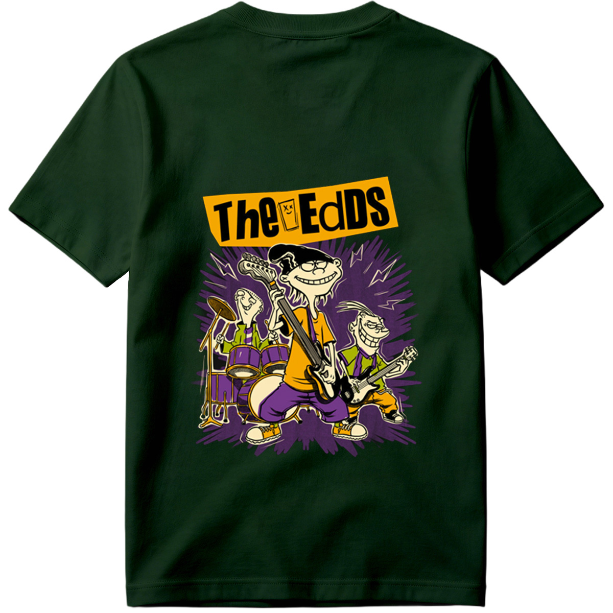 The Eds: Eddy, Ed, and Double D in Rock Band Action - Tee