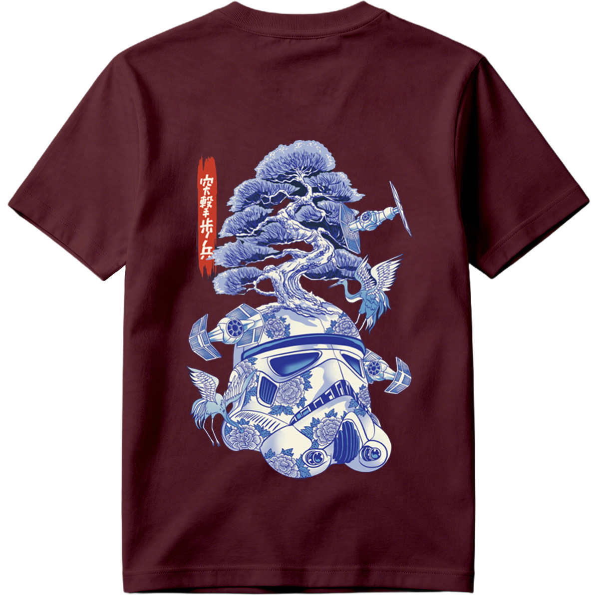 Star Wars Stormtrooper with Bonsai and Cranes - Tee