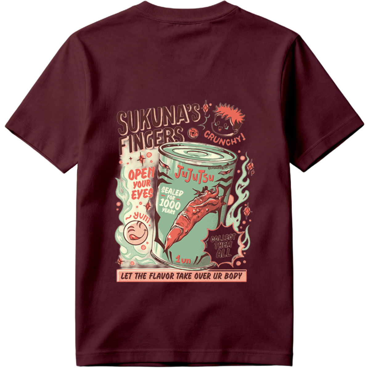 Sukuna's Fingers: Jujutsu Kaisen Snack Parody - Tee