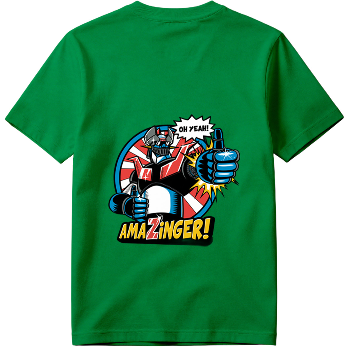 Amazinger! - Robot Hero with Thumbs Up - Tee