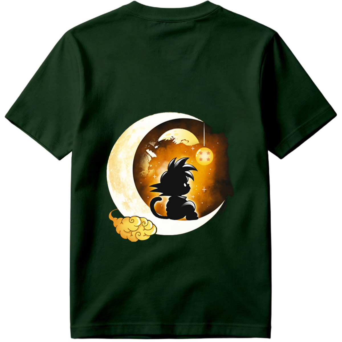Dragon Ball: Goku and Moon with Dragon Ball - Tee
