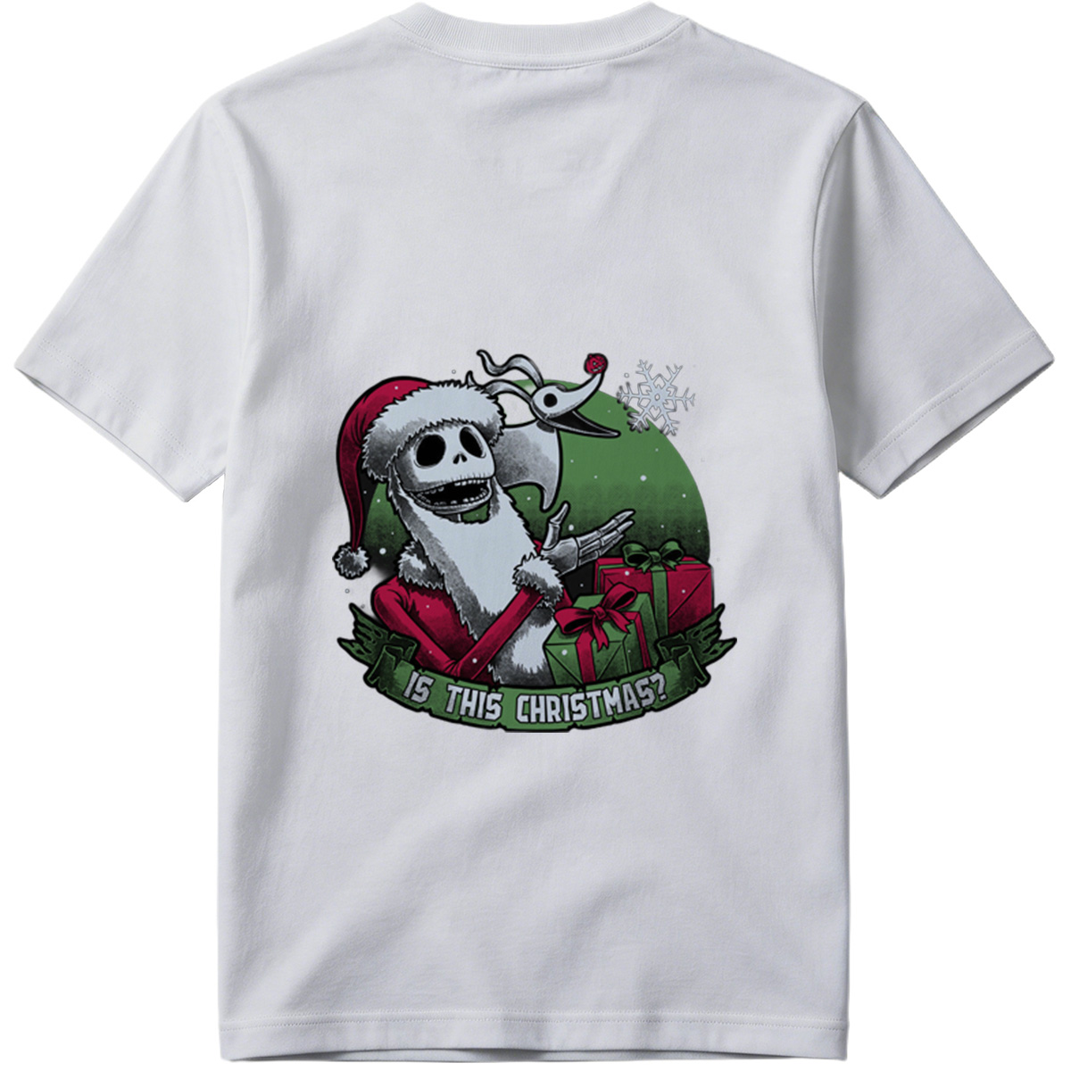 Jack Skellington and Zero - Is This Christmas? - Tee