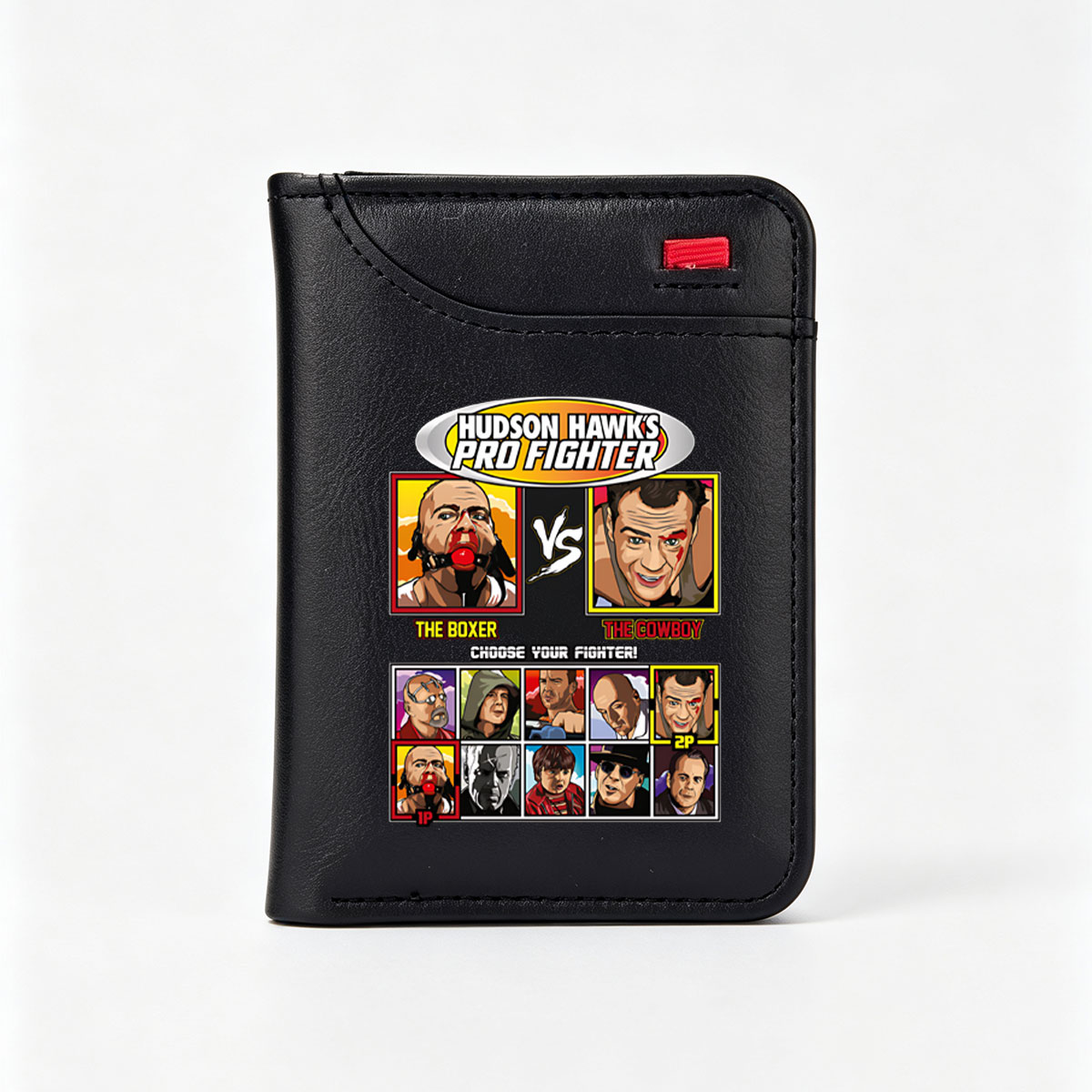 Hudson Hawks Pro Fighter: The Boxer vs The Cowboy - Choose Your Fighter! - Vertical Style Wallet