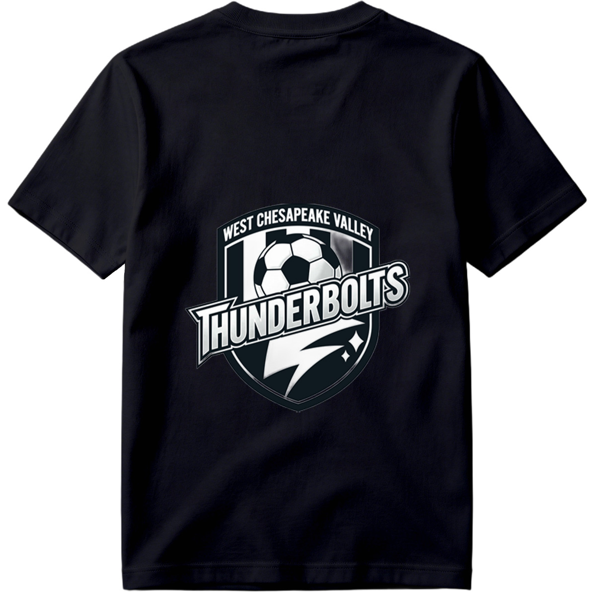 West Chesapeake Valley Thunderbolts Soccer Team Logo - Tee