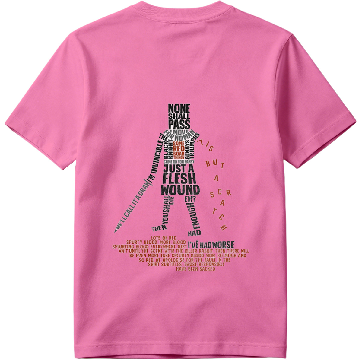Monty Python and the Holy Grail - Knight's Quote Art - Tee