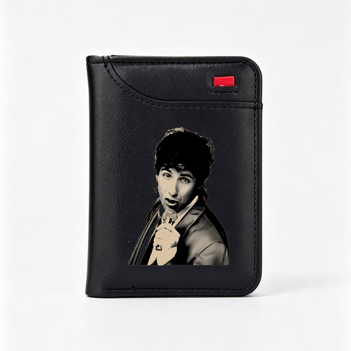 David Copperfield performing with a microphone - Vertical Style Wallet