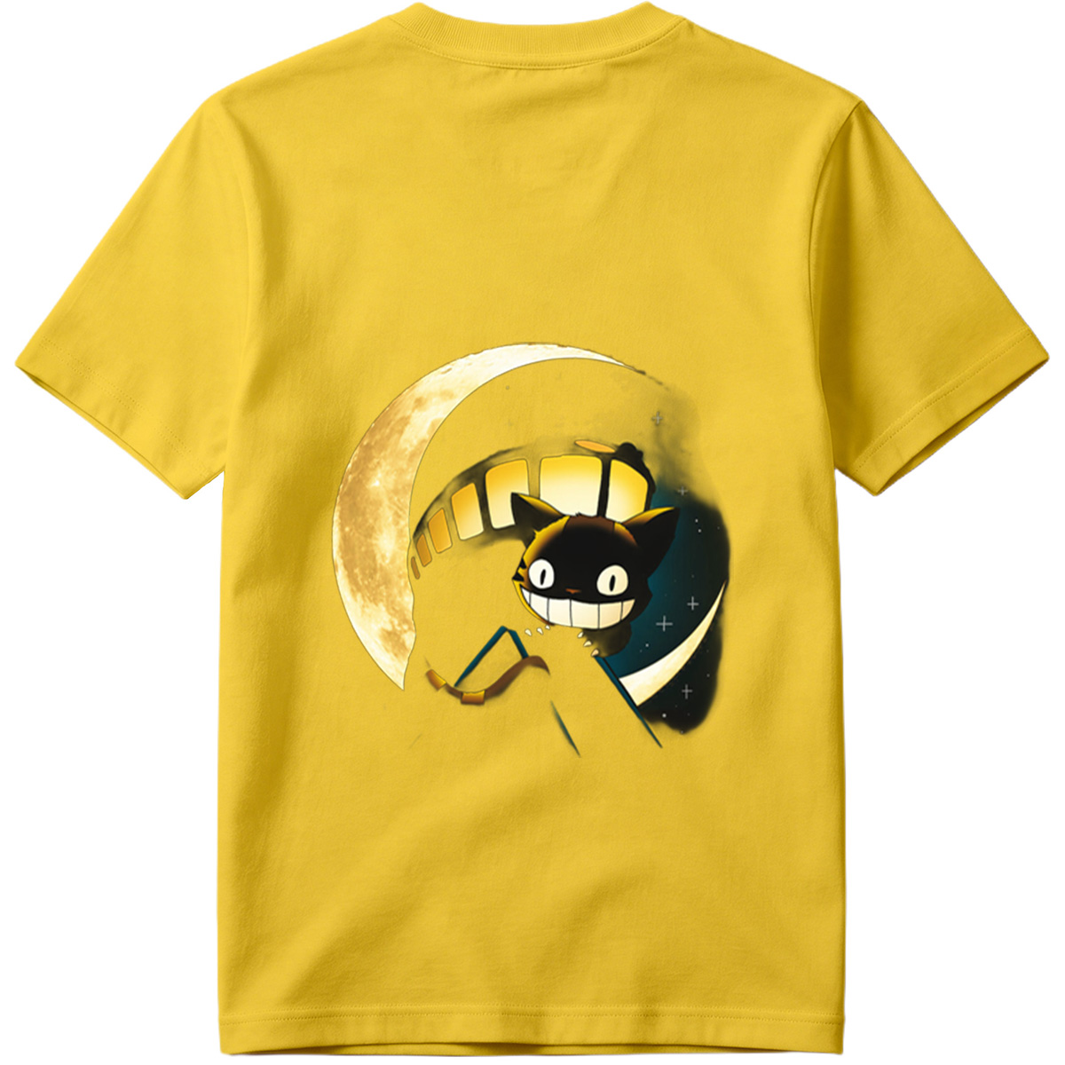 Jiji the Cat from Kiki's Delivery Service under the Moon - Tee