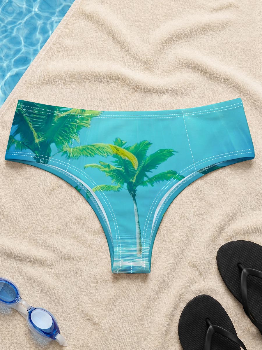 Underwater Palm Trees in Crystal Clear Waters -  Men's swim trunks