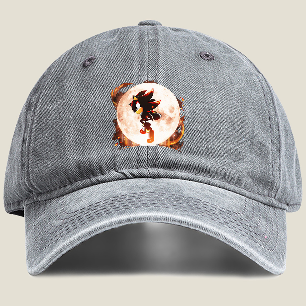 Sonic the Hedgehog: Shadow the Hedgehog Moonlight Leap - Washed Denim - Baseball Cap
