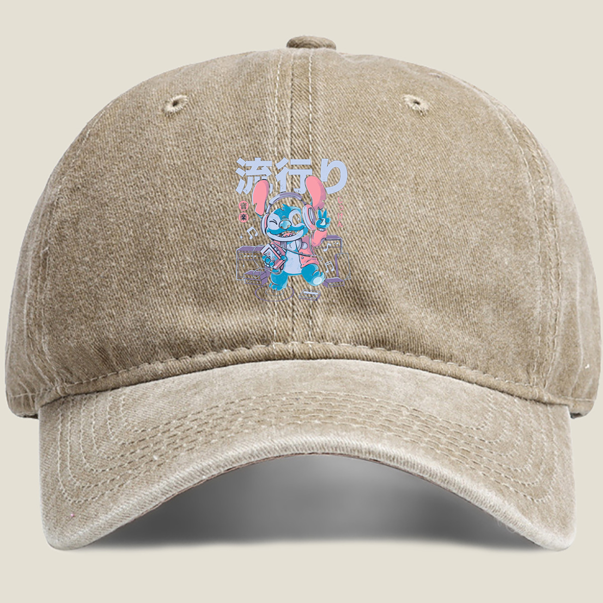 Stitch Music Party - Washed Denim - Baseball Cap
