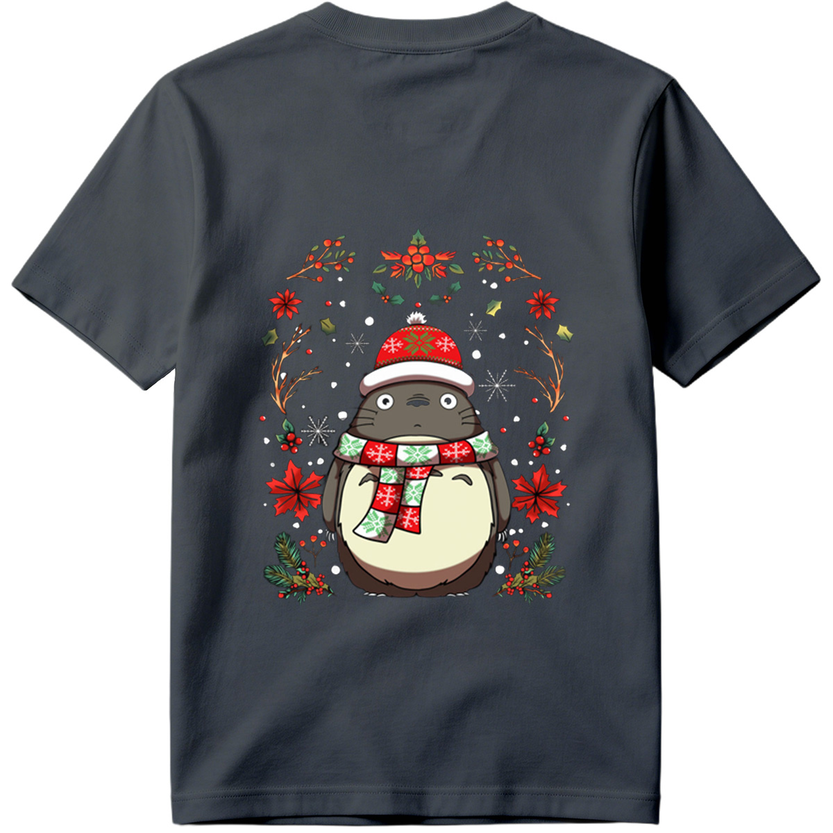 Totoro Christmas Holiday Design - Tee